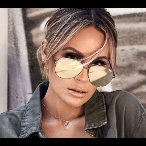 Quay Australia Accessories - Quay x Desi Collab Highkey green and gold shades